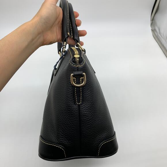 Dooney & Bourke Black Satchel Shoulder Bag with Crossbody Strap - Picture 10 of 16